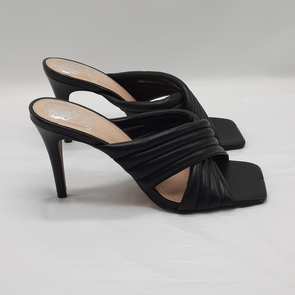 Vince Camuto Shoes - Vince Camuto Shoes Women's Size 9 Black Square Toe High Heel Sandals